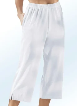 Damen Mona Shorts|Freizeithosen<Frottier-Hose in Capriform