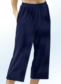 Damen Mona Shorts|Freizeithosen<Frottier-Hose in Capriform