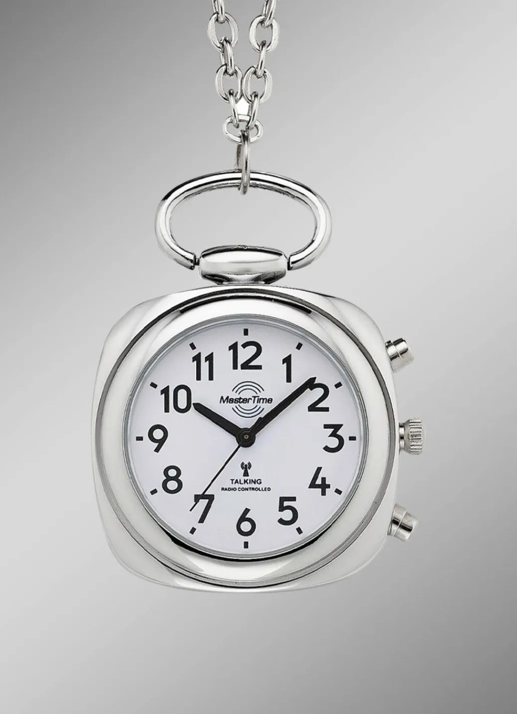 Discount Funk-Anhängeruhr mit sprechender Zeitansage auf Knopfdruck Herren Funkuhren