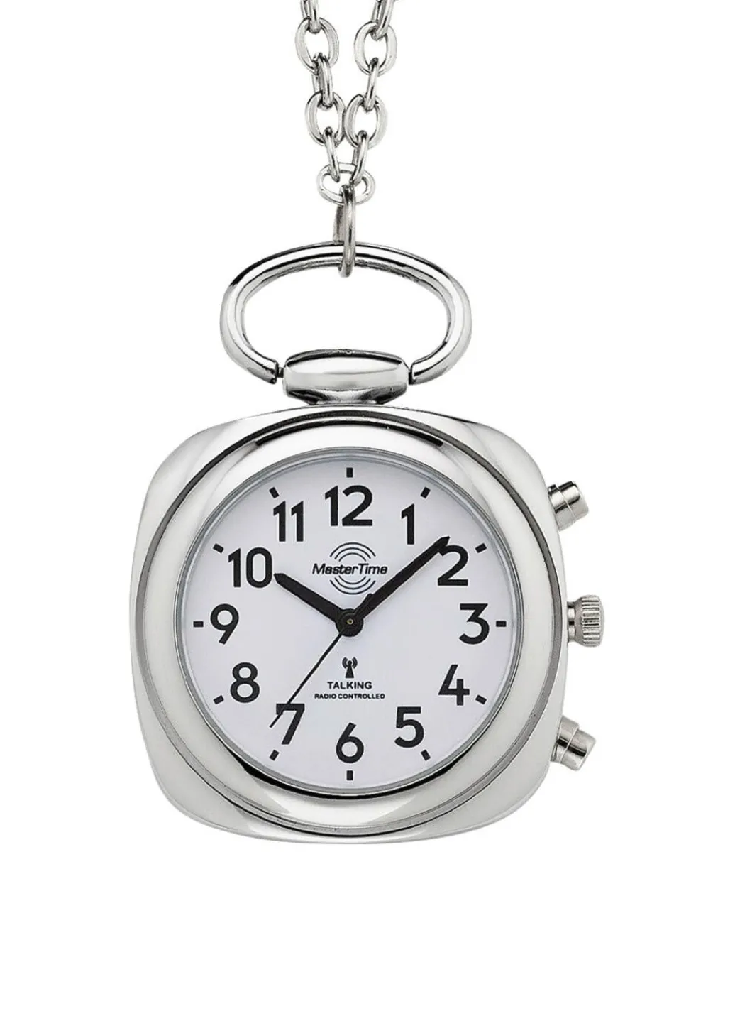 Discount Funk-Anhängeruhr mit sprechender Zeitansage auf Knopfdruck Herren Funkuhren