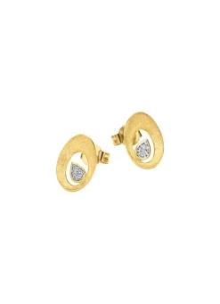 Outlet Funkelnder Glanz: Ohrstecker mit 8 Brillanten Damen Ohrschmuck