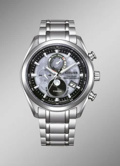 New Funk-Solar-Herrenuhr mit Super-Titanium-Bandgehäuse Herren Funkuhren