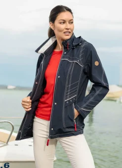 Damen Mona Funktionsjacken<Funktionsjacke mit abnehmbarer Kapuze
