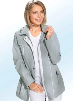 Damen Mona Übergangsjacken|Funktionsjacken<Funktionsjacke mit abnehmbarer Kapuze
