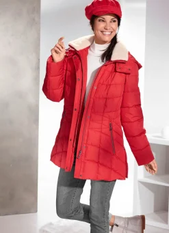 Damen Mona Funktionsjacken<Funktionsjacke mit abnehmbarem Kunstpelz-Besatz am Kragen
