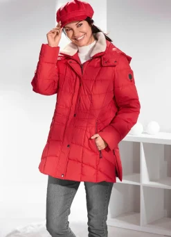 Damen Mona Funktionsjacken<Funktionsjacke mit abnehmbarem Kunstpelz-Besatz am Kragen