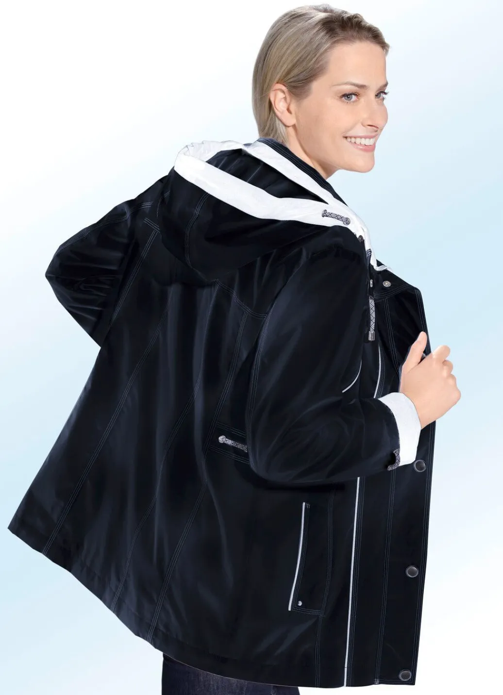 Damen Mona Übergangsjacken|Funktionsjacken<Funktionsjacke mit kontrastfarbenen Akzenten