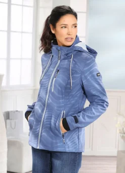 Damen Mona Funktionsjacken<Funktionsjacke mit Regenschild an der Kapuze