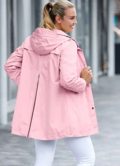 Damen Mona Funktionsjacken<Funktions-Longjacke mit abnehmbarer Kapuze
