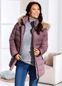 Damen Mona Funktionsjacken<Funktions-Longjacke mit abnehmbarer Kapuze