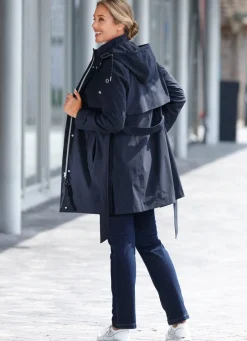 Damen Mona Funktionsjacken<Funktions-Trenchcoat mit Gürtel