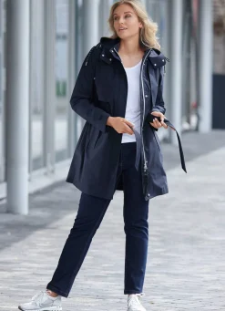 Damen Mona Funktionsjacken<Funktions-Trenchcoat mit Gürtel