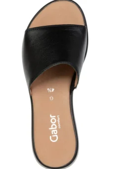 Best Gabor, elegante Damen-Pantoletten, Weite G, mit Gummizug Damen Pantoletten