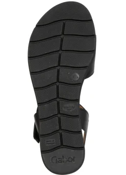 Hot Gabor, modische Damen-Sandaletten, Weite G, mit Gummizug Damen Sandalen