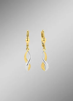 Damen Mona Ohrschmuck<Gedrehte Ohrringe in Bicolor