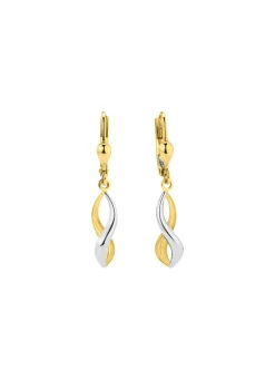 Damen Mona Ohrschmuck<Gedrehte Ohrringe in Bicolor