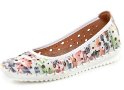Clearance Gemini Ballerina mit luftigen Durchbrüchen Damen Ballerinas