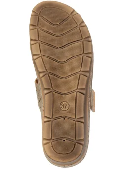 New Gemini, bequeme Damen-Pantoletten, Weite G, mit Klettverschluss Damen Pantoletten