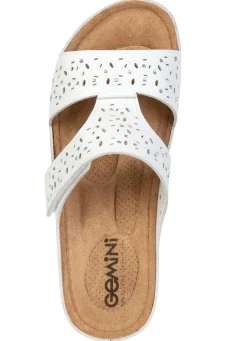 Online Gemini, bequeme Damen-Pantoletten, Weite G, mit Klettverschluss Damen Pantoletten