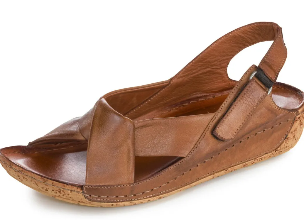 New Gemini, bequeme Damen-Sandalen, Weite G, mit Gummizug Damen Sandalen