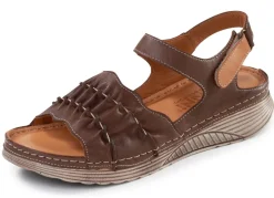 Discount Gemini, leichte Damen-Sandalen, Weite G, aus Leder Damen Sandalen