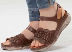Discount Gemini, leichte Damen-Sandalen, Weite G, aus Leder Damen Sandalen