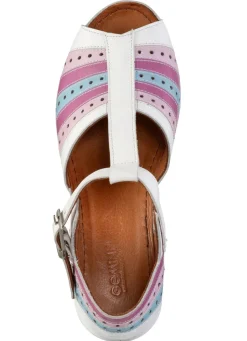 Best Gemini, modische Damen-Sandaletten, Weite G, mit Gummizug Damen Sandalen