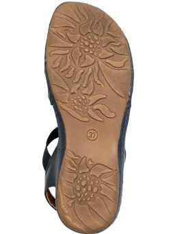 Discount Gemini, modische Damen-Sandalen, Weite G, mit Blüten-Applikationen Damen Sandalen
