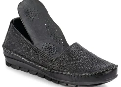 Sale Gemini Mokassin-Slipper mit toller Prägung Damen Slipper