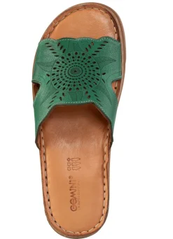 Hot Gemini Pantolette aus Nappaleder mit Perforation Damen Pantoletten