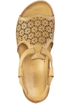Hot Gemini Sandale aus schattiertem Nappaleder mit Prägung Damen Sandalen