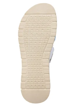 Discount Gemini Sandale mit dekorativen Lederblüten Damen Sandalen