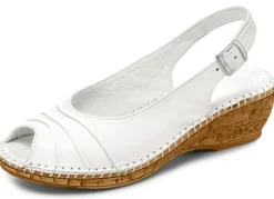 Hot Gemini, schicke Damen-Sandaletten, Weite G, mit Gummizug Damen Sandalen