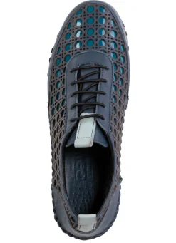 Online Gemini Schnürschuh aus gelochtem Nappaleder Damen Schnürschuhe