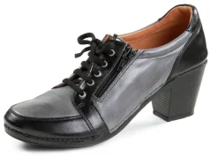 Outlet Gemini Schnür-Trotteur aus teilweise schattiertem Nappaleder Damen Pumps