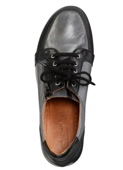 Outlet Gemini Schnür-Trotteur aus teilweise schattiertem Nappaleder Damen Pumps