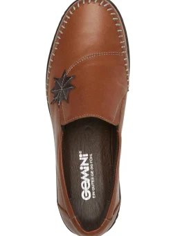 Best Gemini Slipper mit Leder-Applikation Damen Slipper