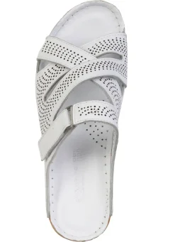 Online Gemini, sommerliche Damen-Pantoletten, Weite G, aus Leder Damen Sandalen