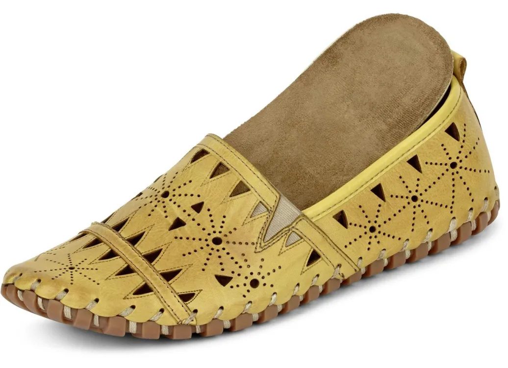 Hot Gemini, sommerliche Damen-Slipper, Weite G, mit herausnehmbarem Fußbett Damen Slipper