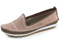 Hot Gemini, sommerliche Damen-Slipper, Weite G, mit herausnehmbarem Fußbett Damen Slipper