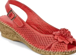 Clearance Gemini, sommerliche Damen-Sandaletten, Weite G, mit Gummizug Damen Sandalen