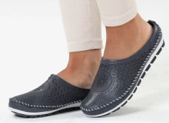 New Gemini, sommerlicher Damen-Sabot, Weite G, mit herausnehmbarem Fußbett Damen Pantoletten