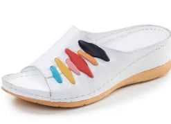 Clearance Gemini, trendige Damen-Pantoletten, Weite G, mit Gummizug Damen Pantoletten