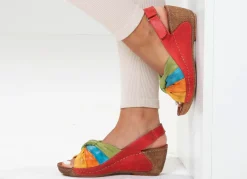 Discount Gemini, trendige Damen-Sandaletten, Weite G, mit verstellbarer Klettspange Damen Sandalen