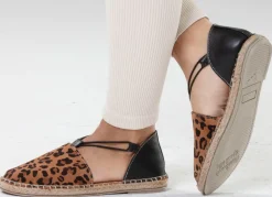 Sale Gemini, trendige Damen-Slipper, Weite G, aus Leder Damen Slipper