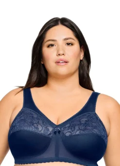 Discount Glamorise Stütz-BH mit Spitze Damen Bh Ohne Bügel|Bh Mit Spitze