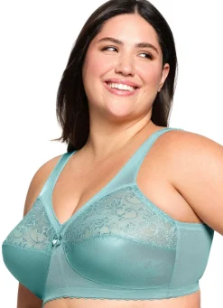 Glamorise Stütz-BH mit Spitze Damen Bh Ohne Bügel|Bh Mit Spitze