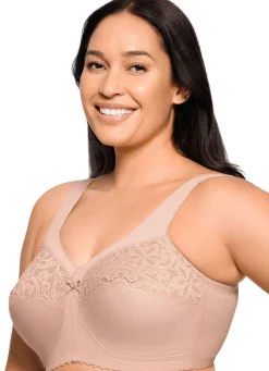 Outlet Glamorise Stütz-BH mit Stickereispitze Damen Bh Ohne Bügel|Bh Mit Spitze