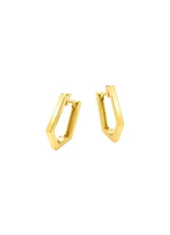 Best Glänzende Klappcreolen Damen Ohrschmuck