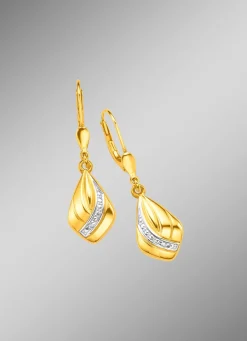 Discount Glänzende Ohrringe mit Diamant Damen Ohrschmuck